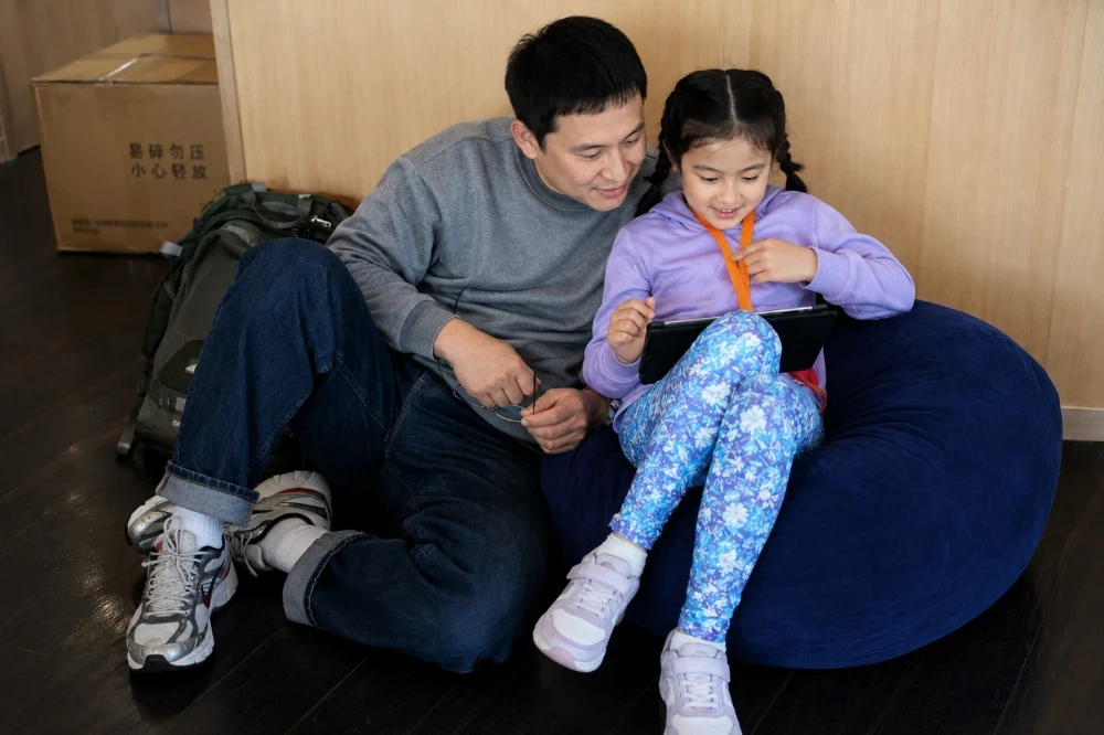 和孩子一起创作